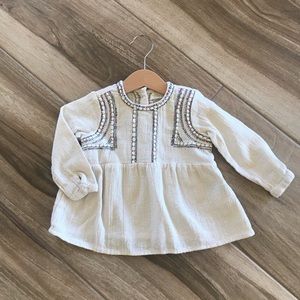 Girls Zara Peasants blouse